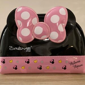 The Crème Shop x Disney Minnie Mouse Pink Travel Makeup Pouch
